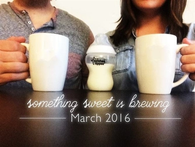 Pregnancy Announcement Ideas - Something Sweet Is Coming