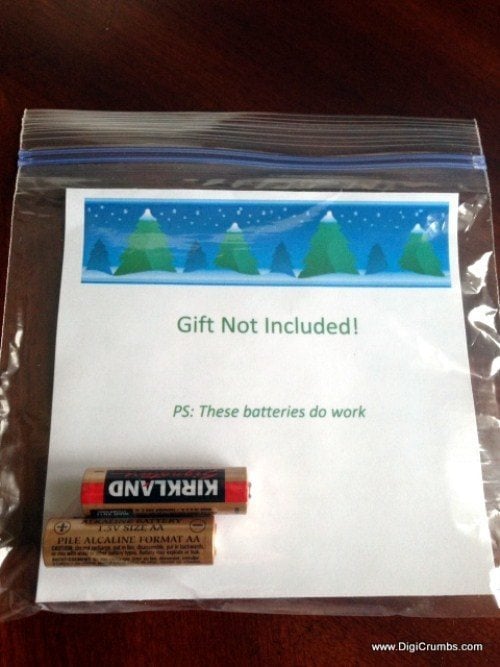 Secret Santa Gift Ideas - Batteries Not Included