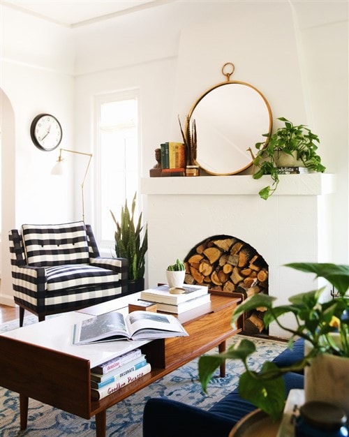 Simple Home Decorating Ideas For Your Living Room - Anthropologie Mirror