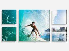 surfing split canvas