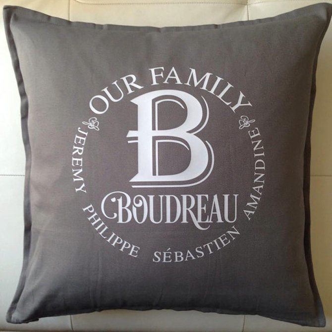 Thoughtful Gifts - Family Pillow