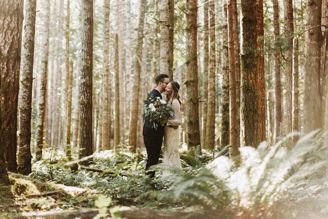 Unique Wedding Photo Ideas - In The Woods