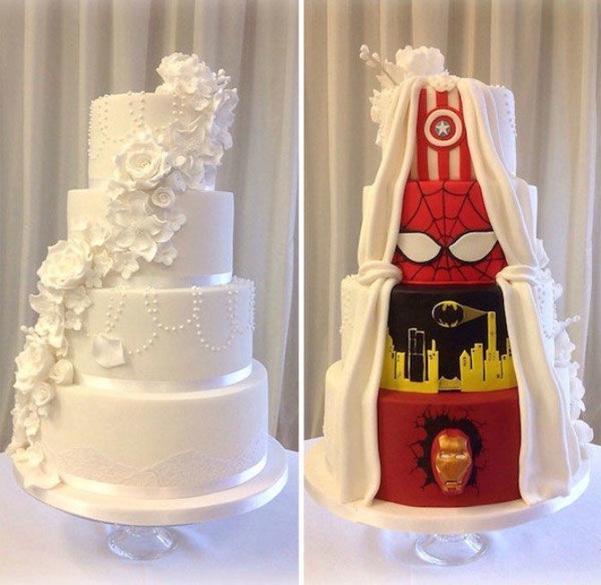 Wedding Cakes - The Superhero Within