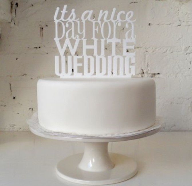 Wedding Cakes - White Wedding