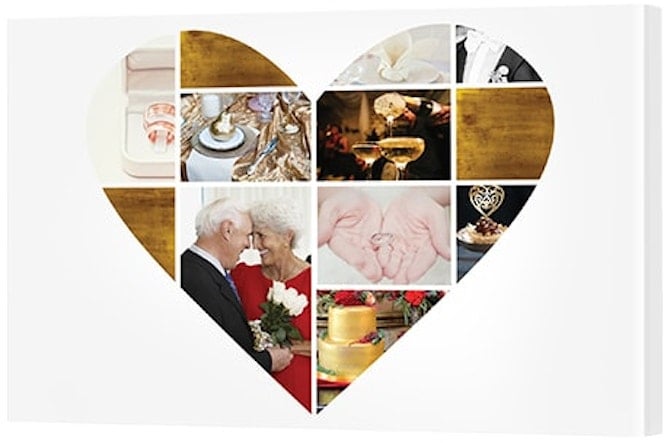 Wedding Collages - Modish - Heart