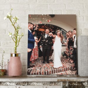 Canvas print wedding