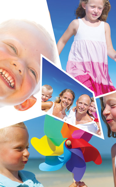 make a collage - fill the space