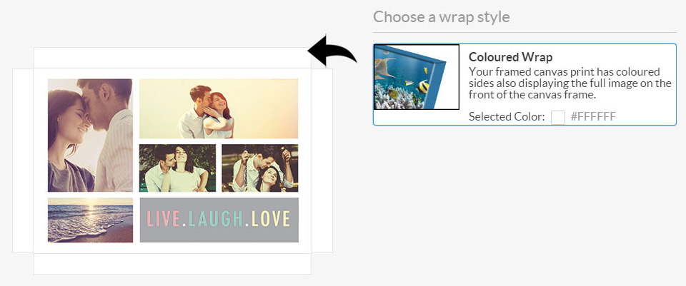 Make a collage with color matching