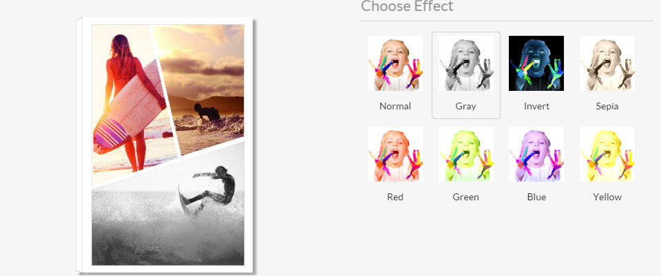 Free collage maker - apply effects