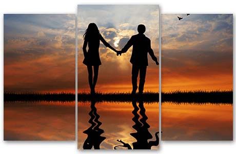 Christmas Present Ideas - Metal Split Image