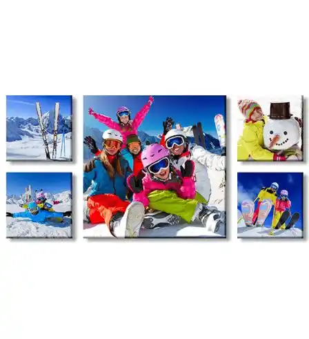 Canvas print wall displays at Canvas Factory