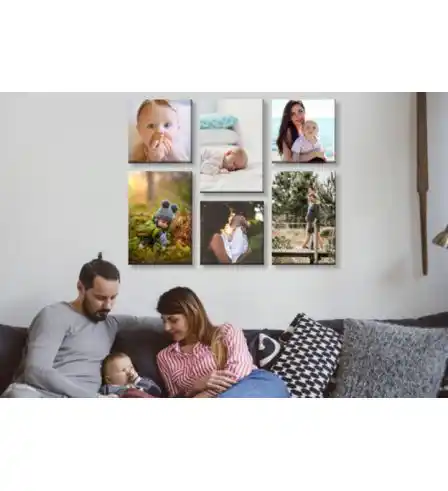 Canvas print wall displays at Canvas Factory