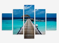 Metal Photo Prints - Split - (2) 12" x 8" & (2) 12" x 18" & (1) 12" x 36"
