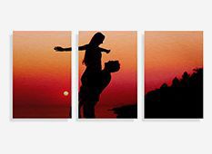 Metal Photo Prints - Split - (3) 12" x 18"