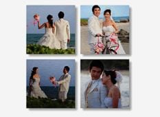 Metal Prints Wall Display - (4) 12" x 12"