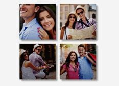 Metal Prints Wall Display - (4) 20" x 20"