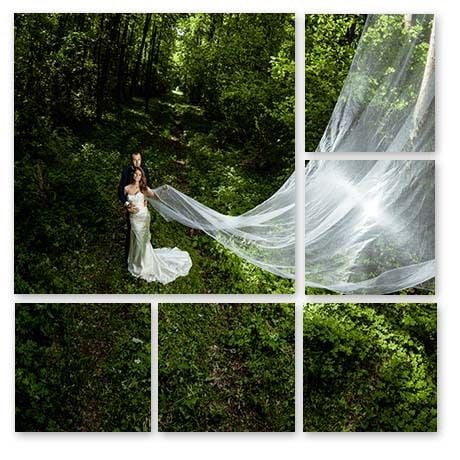 30th birthday gift ideas - Split Image Canvas